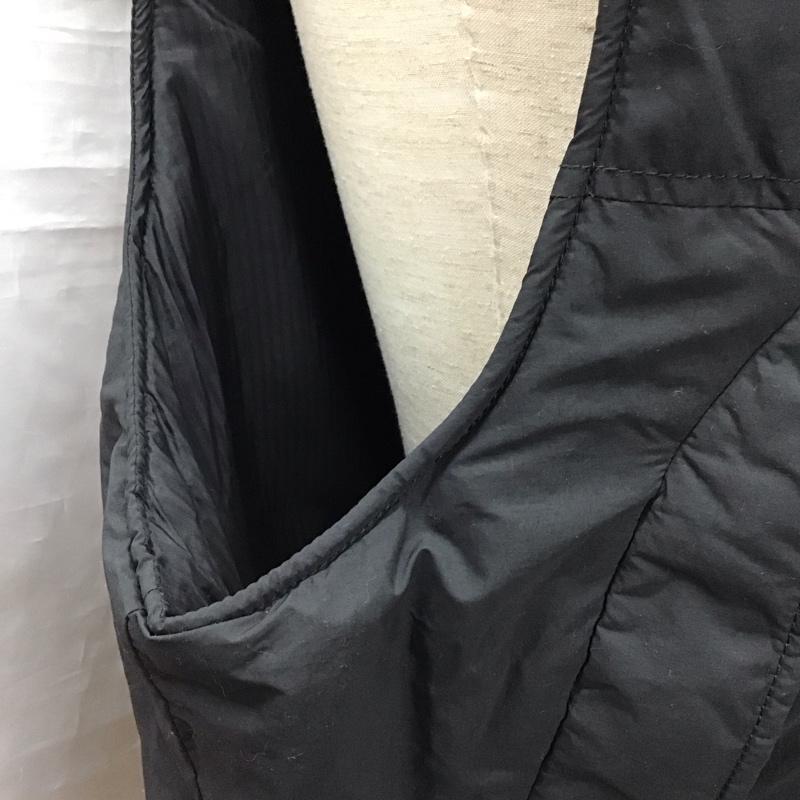 フリークスストア FREAK S STORE ベスト ベスト ジップアップダウンジャケット アウター スタンドカラー M 無地 黒 / ブラック / メンズ USED 古着 中古 10122693