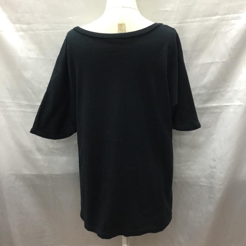 スライ SLY Tシャツ 半袖 半袖カットソー プリントTシャツ クルーネックカットソー プリント 黒 / ブラック / レディース USED 古着 中古 10118456