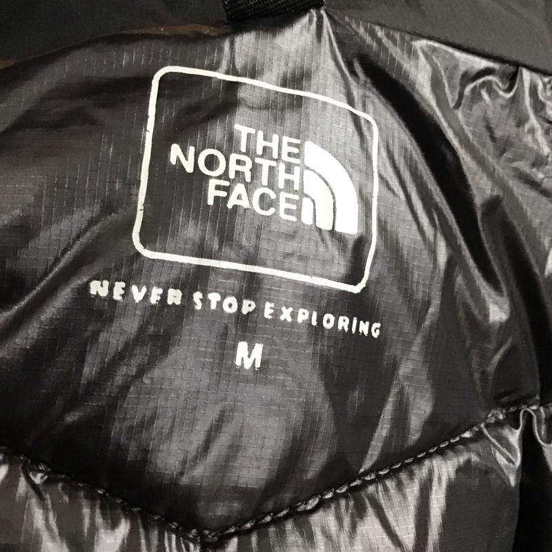 ザノースフェイス THE NORTH FACE ジャケット、上着 ジャンパー、ブルゾン ny81660 THUNDERJKT アウトドアダウンウェア ジップアップジャケット M ロゴ、文字 黒 / ブラック / メンズ USED 古着 中古 10119214