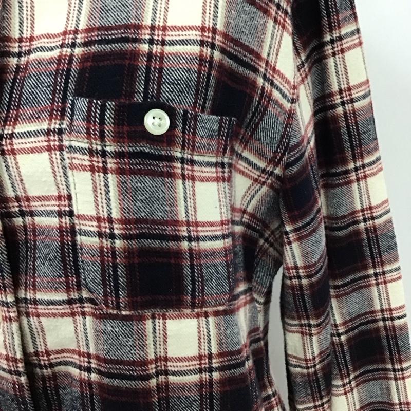 ローリーズファーム LOWRYS FARM シャツ、ブラウス 長袖 長袖シャツ カラーシャツ ポケットシャツ 長袖カットソー チェックシャツ M チェック マルチカラー / マルチカラー / レディース USED 古着 中古 10122419
