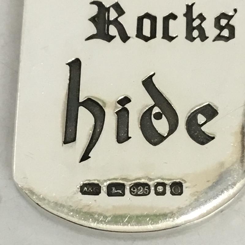 エーアンドジー A&G アクセサリー ネックレス、ペンダント hide ペンダントトップ ハート ロゴ、文字 銀 / シルバー / メンズ USED 古着 中古 10130782