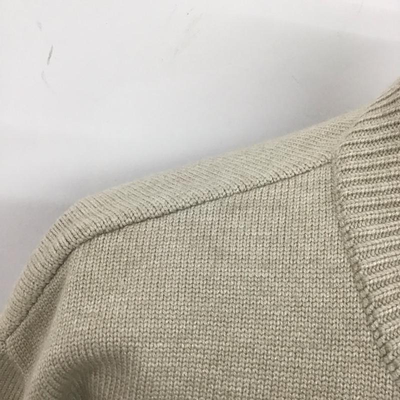アミ ami ニット、セーター 長袖 長袖ニットカットソー ニット セーター クルーネックニット プリント ベージュ / ベージュ / メンズ USED 古着 中古 10108033
