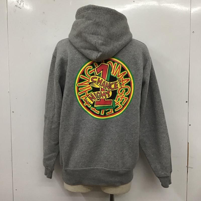 古着 USED パーカー 長袖 長袖パーカー フード付きパーカー プリントスウェット トレーナー wanima バンド L プリント 灰 / グレー /  メンズ USED 古着 中古 10124793
