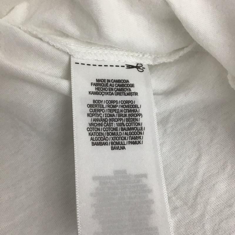 ポロバイラルフローレン Polo by RALPH LAUREN Tシャツ 半袖 半袖カットソー プリントTシャツ クルーネックカットソー M ロゴ、文字 白 / ホワイト / レディース USED 古着 中古 10138826