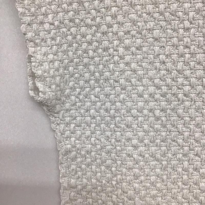 ザラ ZARA カットソー 半袖 ノースリーブカットソー ストレッチ タンクトップ クルーネックカットソー L 総柄 白 / ホワイト / レディース USED 古着 中古 10135794