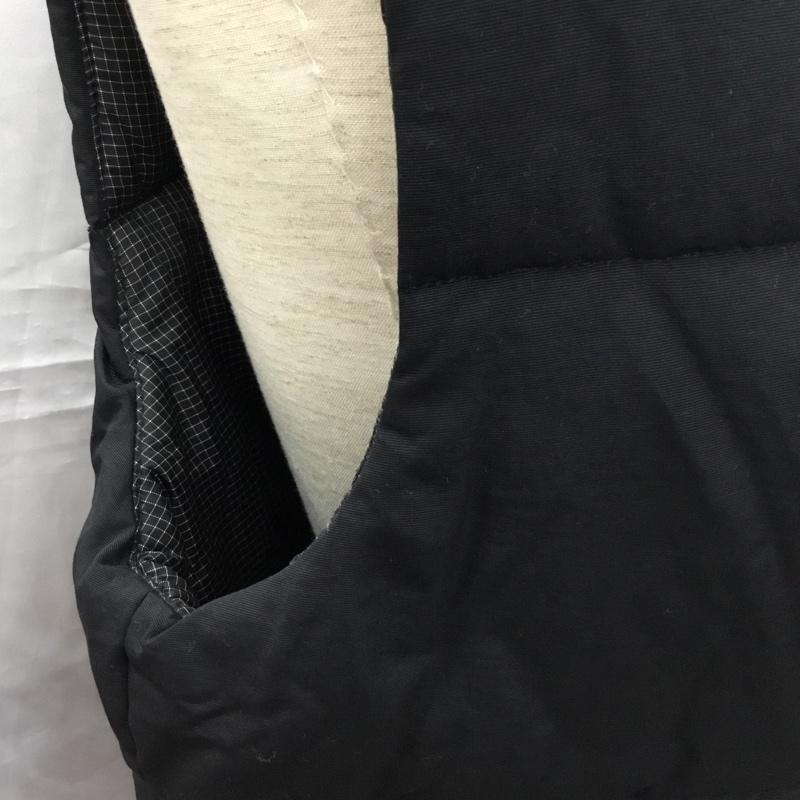 ナイトレイド nitraid ベスト ベスト nr009-lj03 ダウンベスト 前ボタン L ロゴ、文字 黒 / ブラック / メンズ USED 古着 中古 10121070