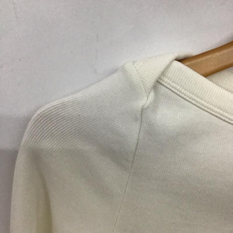 ザラ ZARA Tシャツ 長袖 S 無地 白 / ホワイト / レディース USED 古着 中古 10136518