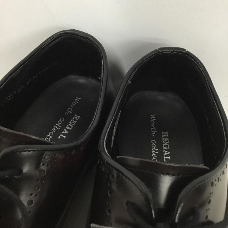 リーガル REGAL 革靴 革靴 ドレスシューズ レザー ストレートチップ 25cm 25.5cm 無地 マルチカラー / マルチカラー / メンズ USED 古着 中古 10145604