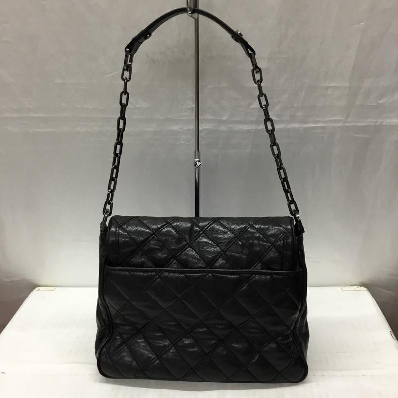 トリーバーチ TORY BURCH ハンドバッグ ハンドバッグ キルティング チェーンベルト ワンポイント 黒 / ブラック / レディース USED 古着 中古 10115576