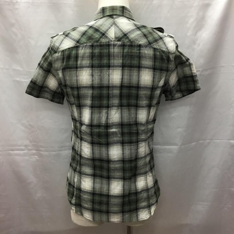 ディーゼル DIESEL シャツ、ブラウス 半袖 半袖シャツ カラーシャツ 半袖カットソー チェックシャツ S チェック マルチカラー / マルチカラー /  メンズ USED 古着 中古 10108524