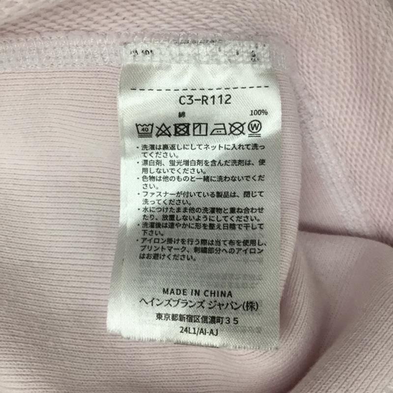 チャンピオン Champion トレーナー 長袖 XL ロゴ、文字 桃 / ピンク / メンズ USED 古着 中古 10112810
