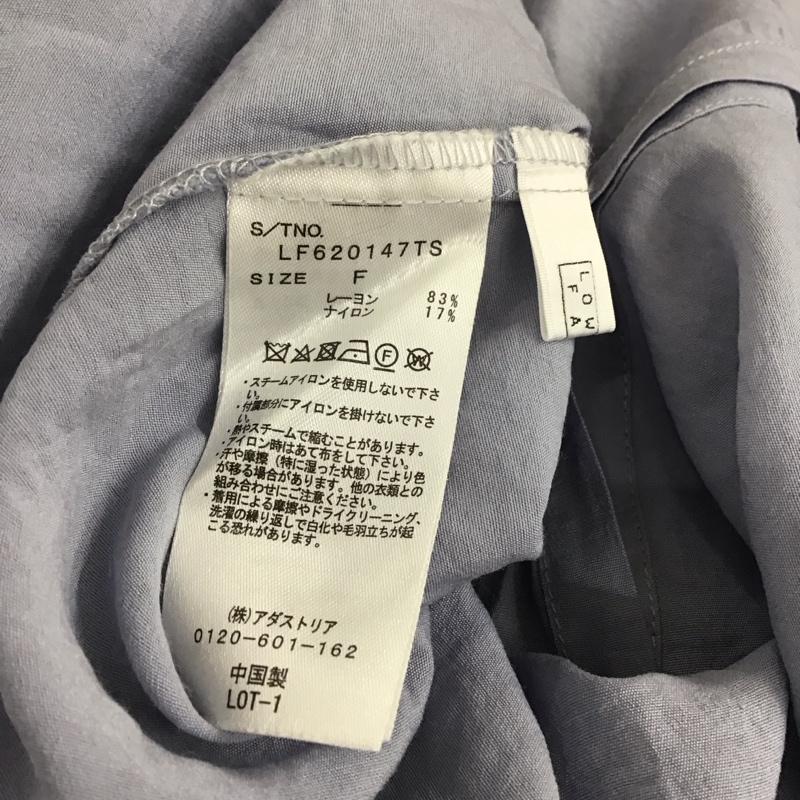 ローリーズファーム LOWRYS FARM ワンピース ミニスカート FREE 無地 水色 / ライトブルー / レディース USED 古着 中古 10136492