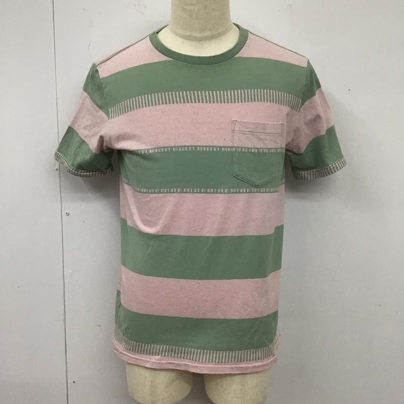 レミ レリーフ REMI RELIEF カットソー 半袖 半袖カットソー プリントTシャツ クルーネックカットソー S ボーダー柄 マルチカラー / マルチカラー /  メンズ USED 古着 中古 10113135