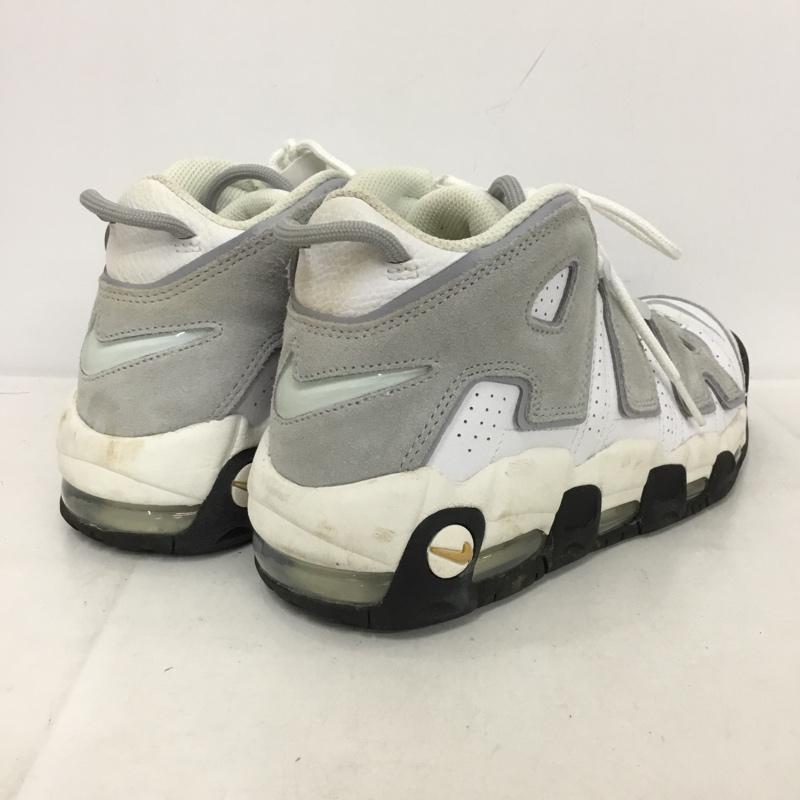 ナイキ NIKE スニーカー スニーカー DZ4516-100 AIR MORE UPTEMPO 96 25cm 25.0cm ロゴ、文字 白 / ホワイト / X 灰 / グレー / レディース USED 古着 中古 10137391