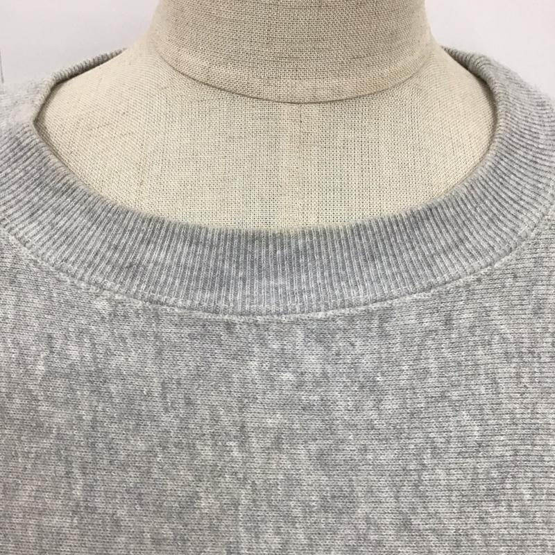 チャンピオン Champion トレーナー 長袖 CWSL024 裏起毛 スウェット M ワンポイント 灰 / グレー / レディース USED 古着 中古 10107563
