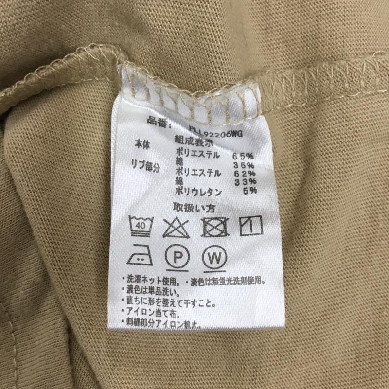 ユーエスポロアッスン U.S.POLO ASSN. Tシャツ 半袖 半袖カットソー プリントTシャツ クルーネックカットソー FREE ロゴ、文字 ベージュ / ベージュ / レディース USED 古着 中古 10113327
