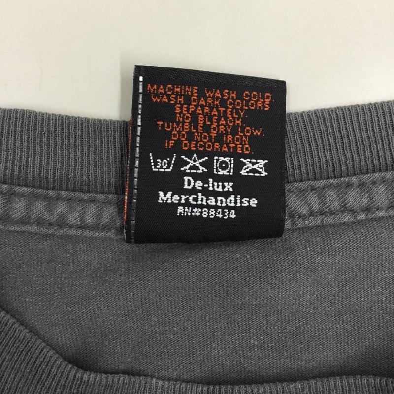 ハーレーダビッドソン Harley-Davidson Tシャツ 半袖 半袖カットソー プリントTシャツ クルーネックカットソー L プリント 灰 / グレー / メンズ USED 古着 中古 10122842