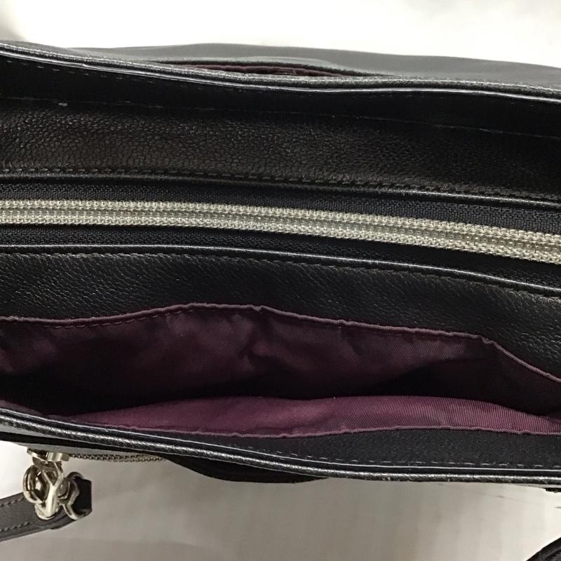 シャルルジョルダン CHARLES JOURDAN ショルダーバッグ ショルダーバッグ ロゴ、文字 ダークグレー / ダークグレー / レディース USED 古着 中古 10115059