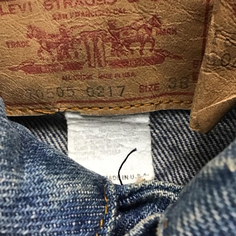 リーバイストラウスアンドコー Levi Strauss & co. ジャケット、上着 ジャケット、ブレザー デニムジャケット Gジャン アウター カジュアルジャケット 38 無地 インディゴ / インディゴ / メンズ USED 古着 中古 10146939