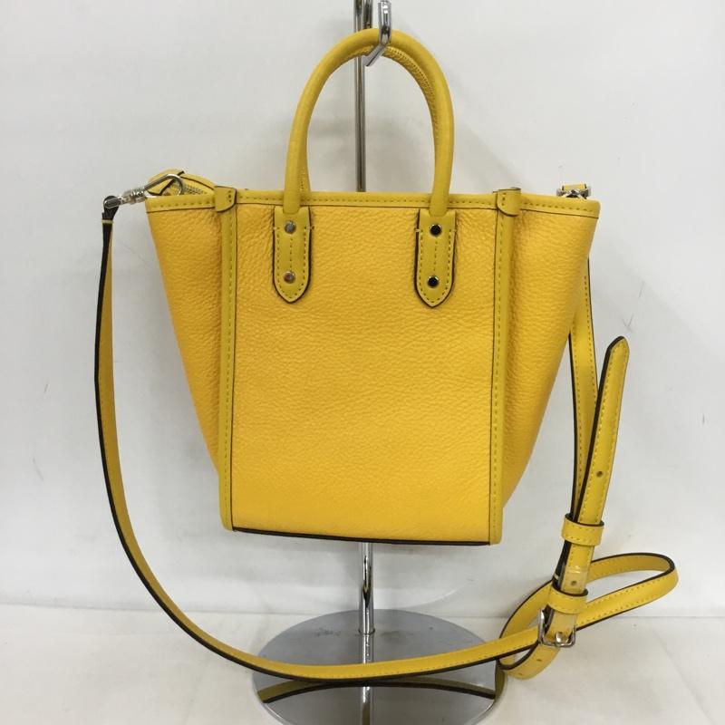 ケイトスペード Kate Spade ショルダーバッグ ショルダーバッグ K7295 エラ ミニトート ハンドバッグ 2WAY ロゴ、文字 黄 / イエロー / レディース USED 古着 中古 10124632