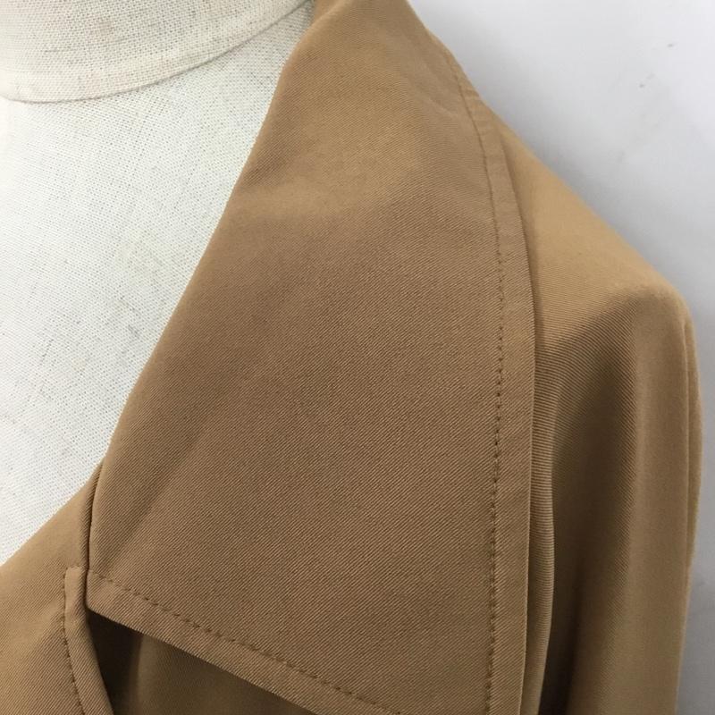 リエディ Re:EDIT ジャケット、上着 ジャケット、ブレザー ロングジャケット カラージャケット ラグラン アウター M 無地 茶 / ブラウン / レディース USED 古着 中古 10115812