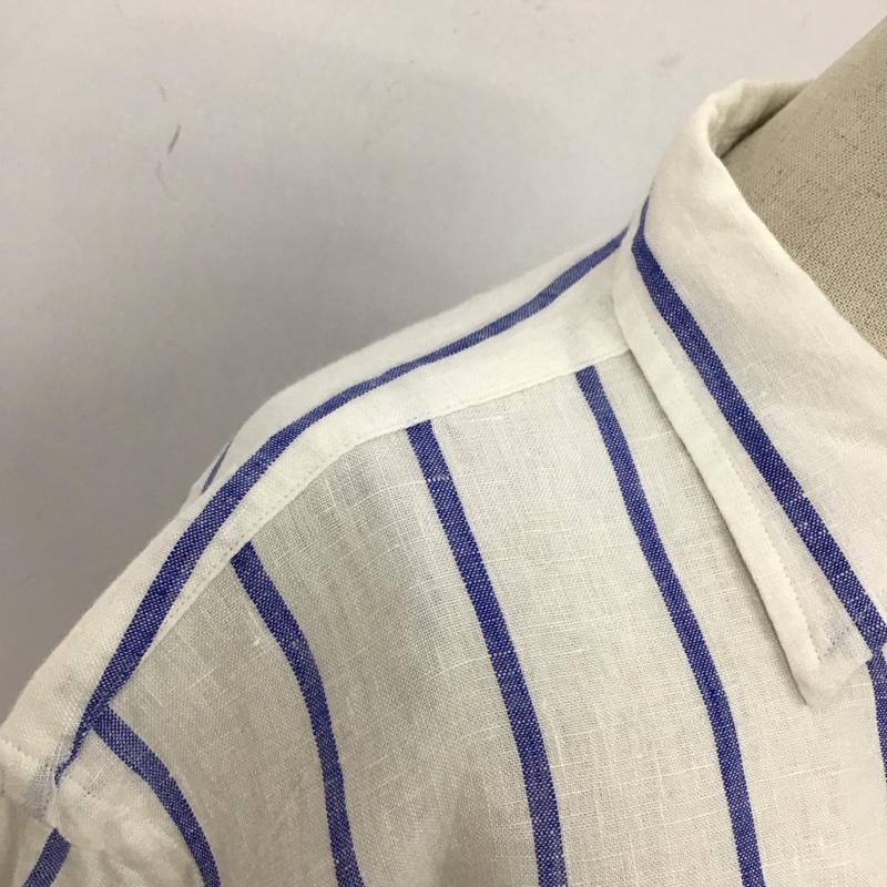 ポロラルフローレン POLO RALPH LAUREN シャツ、ブラウス 長袖 長袖シャツ ストライプシャツ カラーシャツ 長袖カットソー XXS ストライプ 白 / ホワイト / レディース USED 古着 中古 10115987