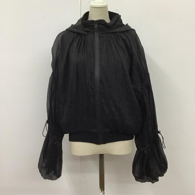 ザラ ZARA ジャケット、上着 ジャンパー、ブルゾン M 無地 黒 / ブラック / レディース USED 古着 中古 10121251