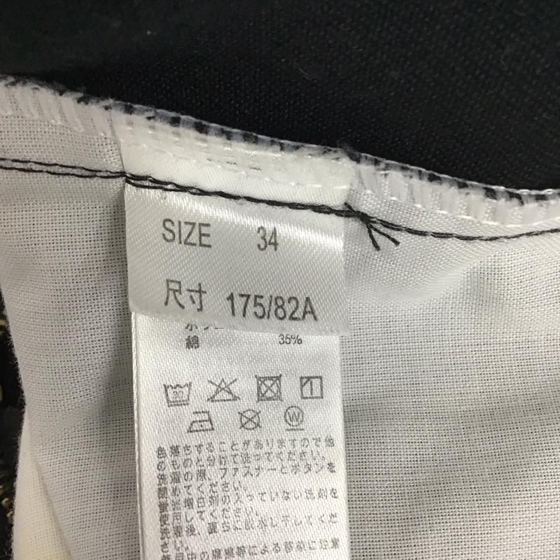 ディッキーズ Dickies パンツ ワークパンツ、ペインターパンツ ワークパンツ ワイドパンツ カジュアルパンツ 34 無地 黒 / ブラック / メンズ USED 古着 中古 10131345