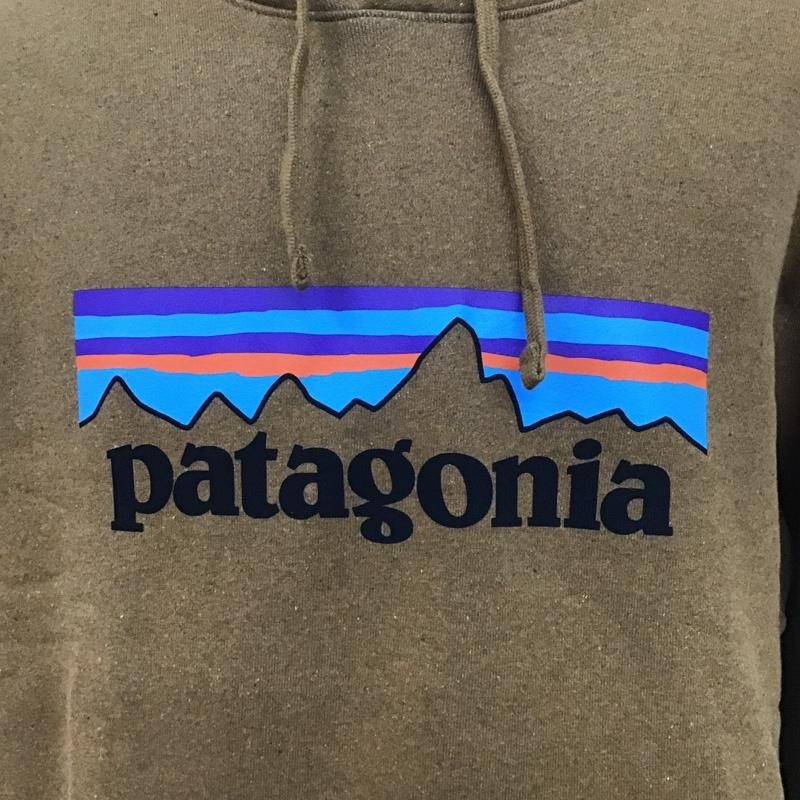 パタゴニア patagonia パーカー 長袖 フーディ L 無地 X プリント 茶 / ブラウン / メンズ USED 古着 中古 10105994