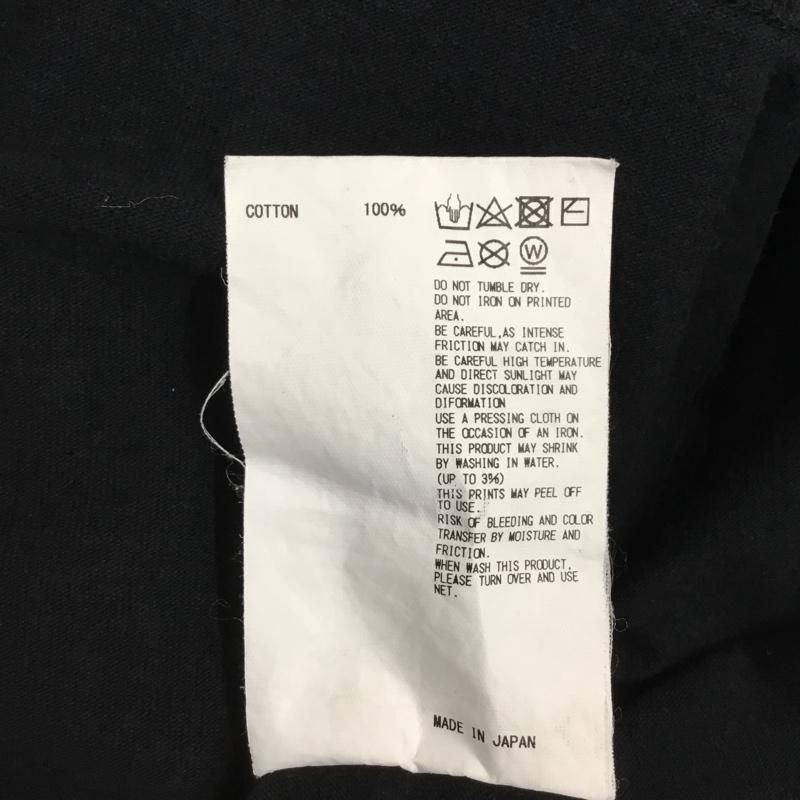 カラー kolor Tシャツ 半袖 21scm-t07204 ハード天竺S 半袖カットソー プリントTシャツ 3 プリント 黒 / ブラック / メンズ USED 古着 中古 10122939