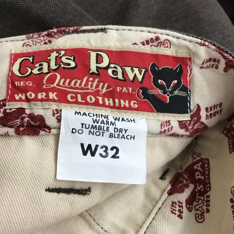 キャッツポウ CAT S PAW パンツ ショートパンツ ショートパンツ ハーフパンツ カジュアルパンツ 七分丈パンツ 32インチ 無地 茶 / ブラウン / メンズ USED 古着 中古 10114698