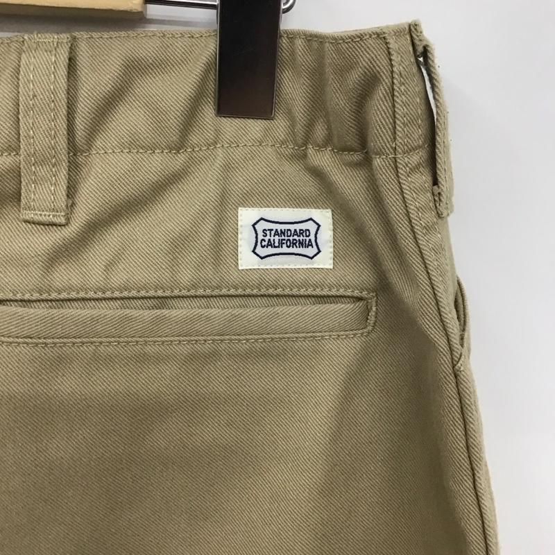 スタンダード カリフォルニア STANDARD CALIFORNIA パンツ デニム、ジーンズ ワイドパンツ カジュアルパンツ ワークパンツ 32インチ 無地 ベージュ / ベージュ / メンズ USED 古着 中古 10130746
