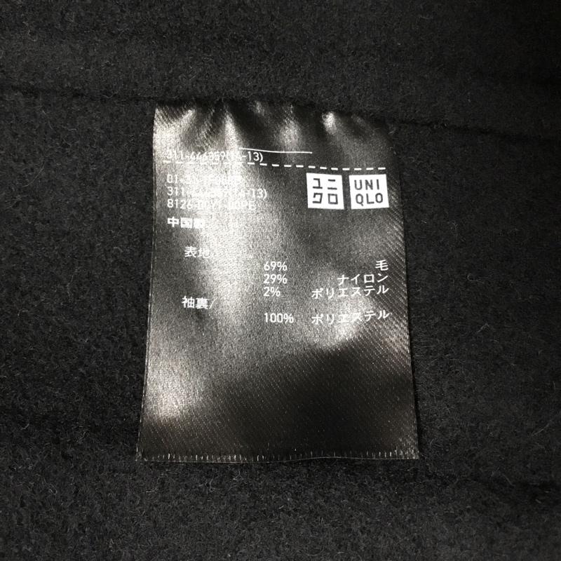 ユニクロ UNIQLO ジャケット、上着 ジャケット、ブレザー 311-446359 オーバーサイズシャツジャケット カジュアルジャケット XXL 無地 黒 / ブラック / メンズ USED 古着 中古 10115204