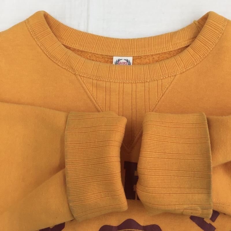 ユーズドクロージング used clothes トレーナー 長袖 GLORY PARK フラットヘッド 36 ロゴ、文字 黄 / イエロー / メンズ USED 古着 中古 10138470