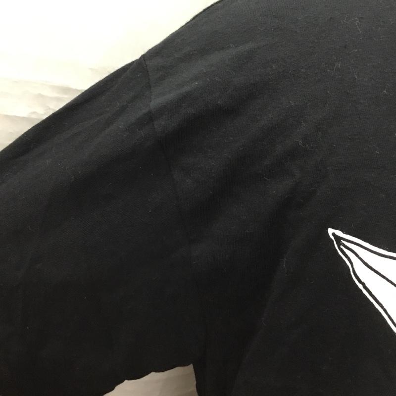 ルーディーズ RUDIES Tシャツ 半袖 半袖カットソー プリントTシャツ クルーネックカットソー XL ロゴ、文字 黒 / ブラック /  メンズ USED 古着 中古 10111298