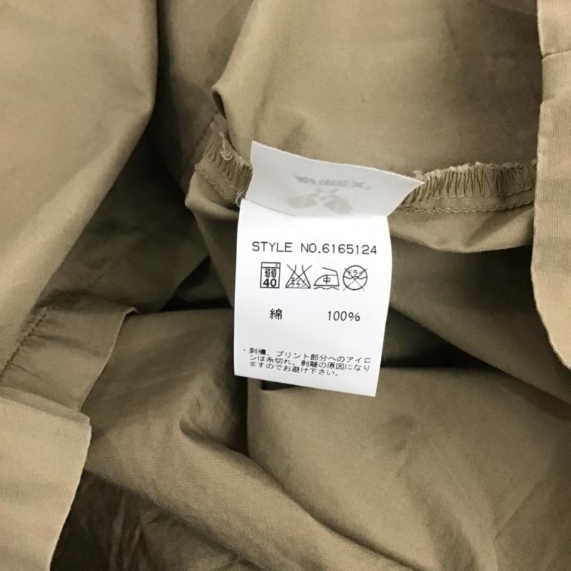 アヴィレックス AVIREX シャツ、ブラウス 半袖 L 無地 ベージュ / ベージュ / メンズ USED 古着 中古 10105997