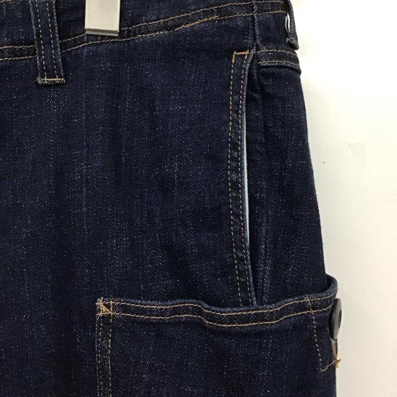 グリップスワニー GRIP SWANY パンツ デニム、ジーンズ デニムパンツ ワイドパンツ カジュアルパンツ XL 無地 インディゴ / インディゴ / メンズ USED 古着 中古 10130034
