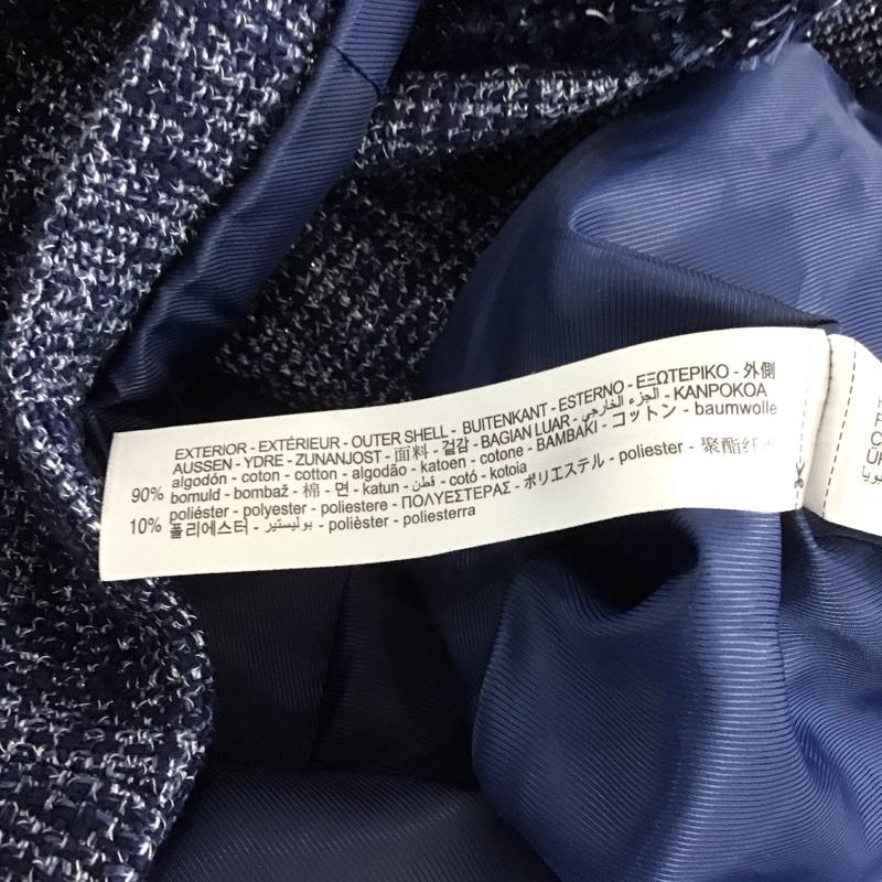ザラ ZARA ジャケット、上着 ジャケット、ブレザー M 紺 / ネイビー / レディース USED 古着 中古 10140016
