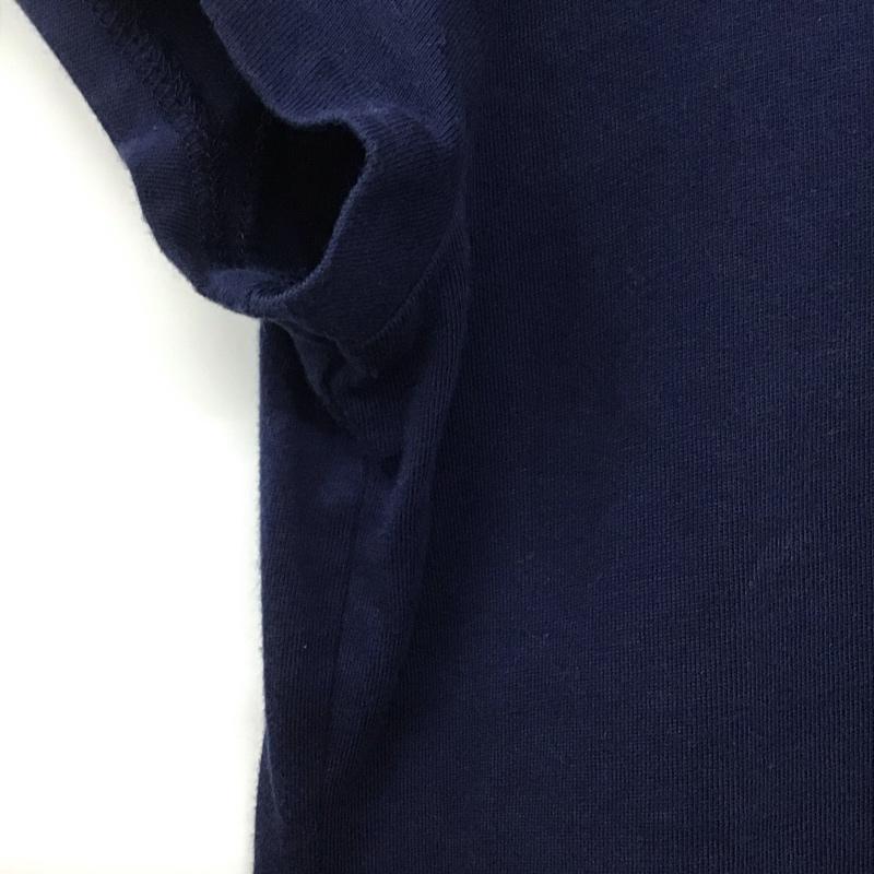 ポロラルフローレン POLO RALPH LAUREN ワンピース ひざ丈スカート 半袖ミニワンピース クルーネックワンピース L プリント 紺 / ネイビー / レディース USED 古着 中古 10136116