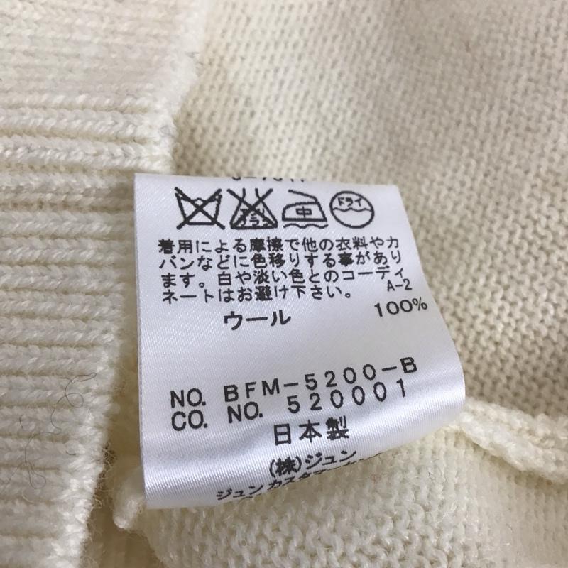 オプチチュード EYEbyOptitude ニット、セーター 長袖 1 無地 オフホワイト / オフホワイト / メンズ USED 古着 中古 10111718