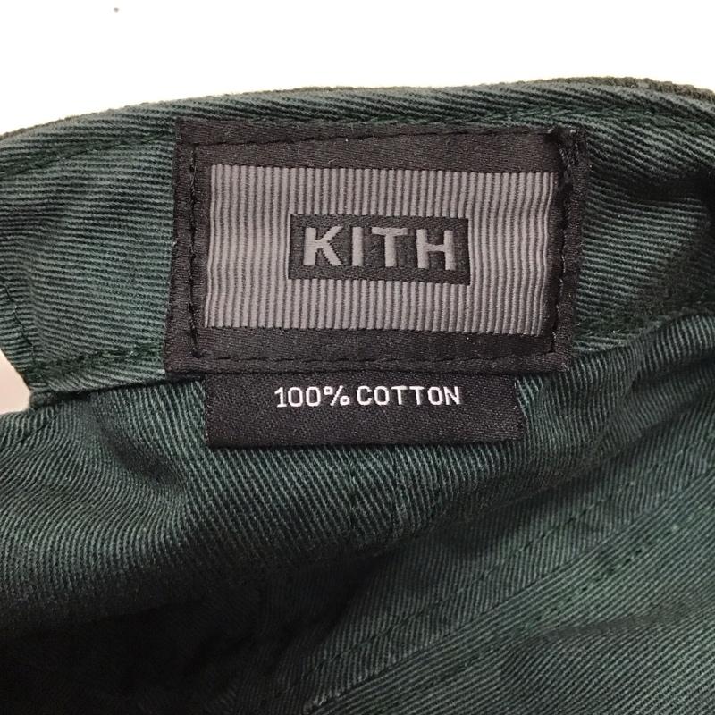 キス KITH 帽子 キャップ ボックスロゴ コットン ロゴ、文字 カーキ / カーキ / メンズ USED 古着 中古 10121809
