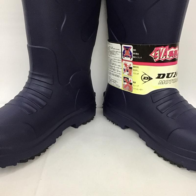 ダンロップ DUNLOP 長靴、レインシューズ 長靴、レインシューズ BG801 作業靴 XL XL ロゴ、文字 紺 / ネイビー / メンズ USED 古着 中古 10135346