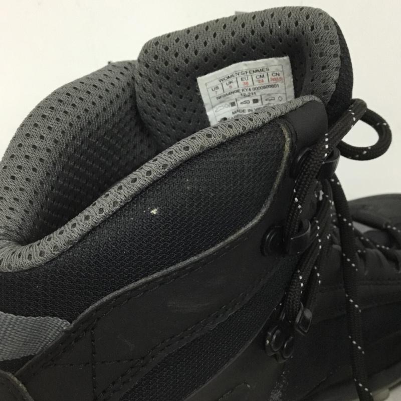 ザノースフェイス THE NORTH FACE アウトドアシューズ アウトドアシューズ NFW52020 W Creston Mid FUTURELIGHT NF0A4NGE トレッキングシューズ 24cm 箱有 24.0cm ロゴ、文字 黒 / ブラック / レディース USED 古着 中古 10145593