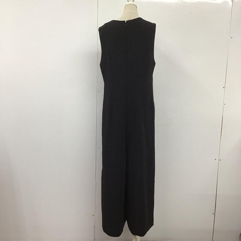 ユナイテッドアローズ UNITED ARROWS ワンピース・ドレス・オールインワン ワンピース・ドレス・オールインワン オールインワン パンツ フレアパンツ ノースリーブ 38 無地 黒 / ブラック / レディース USED 古着 中古 10107088