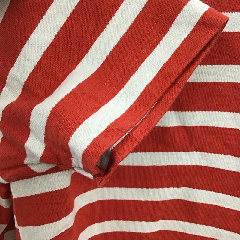 フリークスストア FREAK S STORE Tシャツ 半袖 1323248901443 ボートネック バスク ボーダーカットソー FREE ボーダー柄 橙 / オレンジ / X アイボリー / アイボリー / レディース USED 古着 中古 10114938