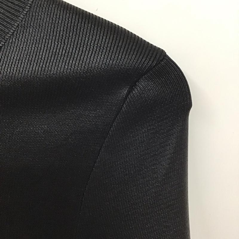 ザラ ZARA カットソー 長袖 2142 199 800 クルーネック クロップド丈 S 無地 黒 / ブラック / レディース USED 古着 中古 10129163