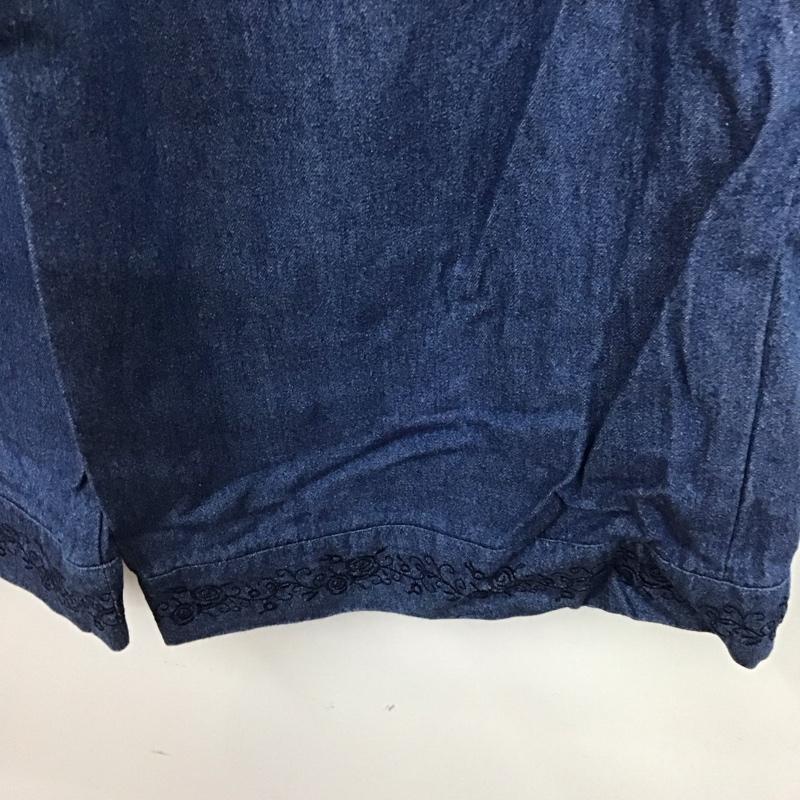 アクシーズファム axes femme パンツ デニム、ジーンズ M 無地 X 刺繍 インディゴ / インディゴ / レディース USED 古着 中古 10130823