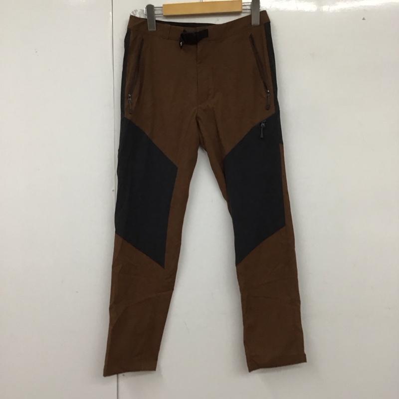 モンベル mont-bell パンツ ワークパンツ、ペインターパンツ 1105683 ガイドパンツライト ワイドパンツ ストレッチパンツ XS 無地 黒 / ブラック / X 茶 / ブラウン / メンズ USED 古着 中古 10129842