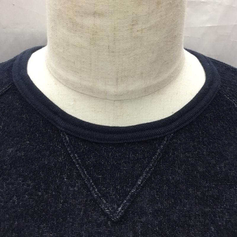 ハリウッドランチマーケット HOLLYWOOD RANCH MARKET カットソー 半袖 L 無地 紺 / ネイビー /  メンズ USED 古着 中古 10113473