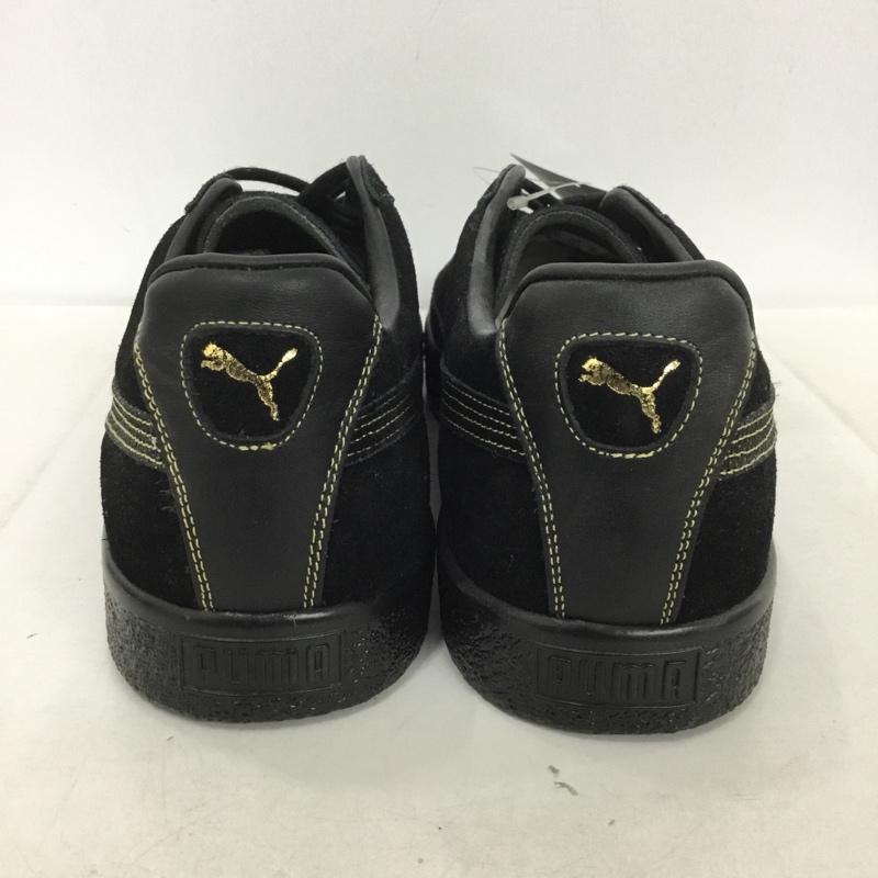 プーマ PUMA スニーカー スニーカー 386801-01 SUEDE MIJ atmos DUSTYCHAMP QDS 29cm 箱有 29.0cm ロゴ、文字 黒 / ブラック / X 金 / ゴールド / メンズ USED 古着 中古 10137999